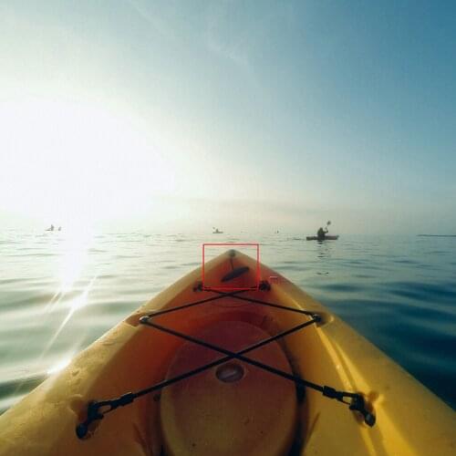 4'' Kayak Carry Handle Adjustable Rope Grip Canoe T-handle with Cord and Pad