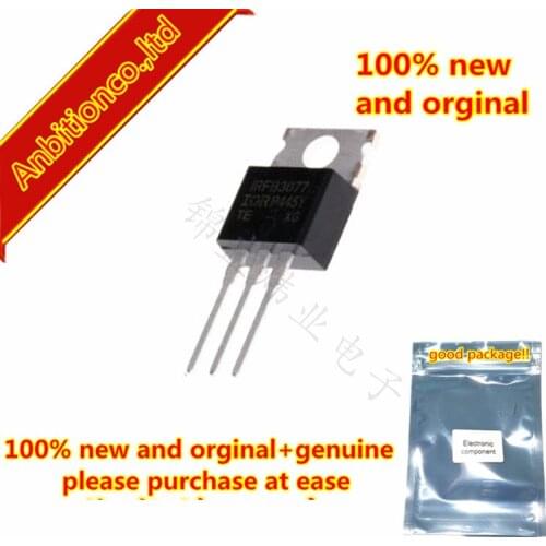 5pcs 100% new and orginal IRFB3077PBF IRFB3077 TO-220 High Efficiency Synchronous Rectification in SMPS in stock