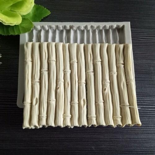 Bamboo silicone mold Cake surrounded by mold Chocolate dough tools Candy cakes decoration tools LY1-1532