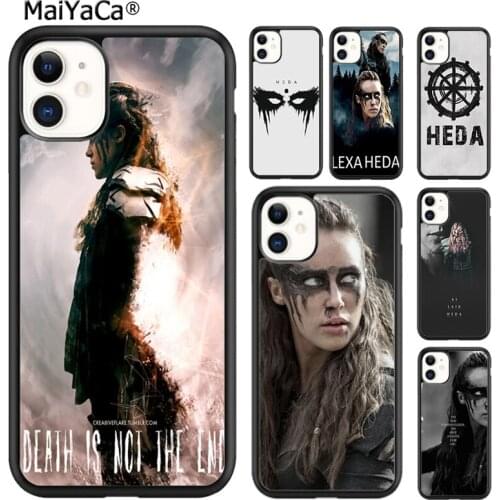 MaiYaCa THE 100 TV SERIES LEXA HEDA Phone Case For iPhone SE 6 6s 7 8 plus X XR XS 11 12 pro max Samsung Galaxy S8 S9 S10 shell