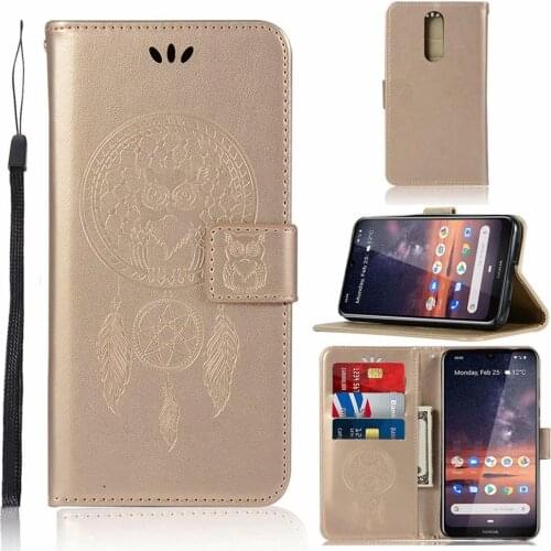 For Nokia 7 Plus Wallet Flip PU Leather Case For Nokia 3.2 4.2 2.1 3.1 5.1 6.1 7.1 8.1 1 2 3 5 7 Plus With Card Holder And Strap