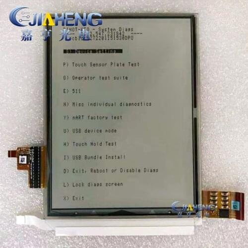 ED060XD4 ED060XD4(LF)C1 for pocketbook RBK-615 RBK615 Onyx BOOX C67ML LCD display with backlight cable and touch screen