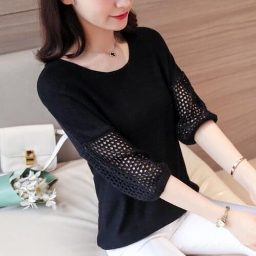 FA598 2019 new autumn winter women fashion casual lady beautiful nice Tops korean tshirt