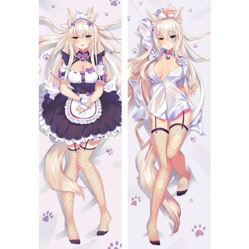 Game Nekopara Coconut Dakimakura Full Printed Hugging Body Pillowcase Throw Pillow Case Cover Collection Gifts
