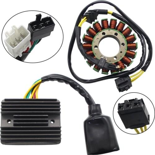 Motorcycle Magneto Stator Coil +Voltage Regulator Rectifier For Honda CBR1100XX Blackbird 1999-2000 31120-MAT-E01 31600-MAT-E01