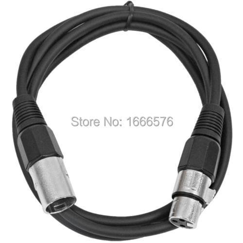 KL High Quality 10 lot AUDIO Black 6' XLR Patch Cable - Snake Mic Cord