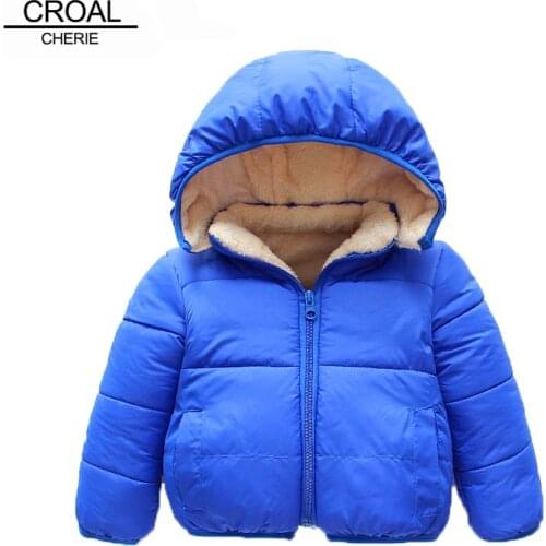CROAL CHERIE Childrens Fleece Jacket For Girls Boys Winter Coat For Girls Infant Overcoat Warm Winter Clothes For Boy Parkas