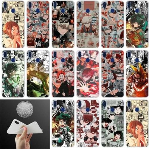 Soft Silicone Cover Phone Case For Huawei Honor 30 20 10 9 Lite 8 9a 8a 7a Pro 8x 9x 10i 30s cases Japan Anime My Hero Academia