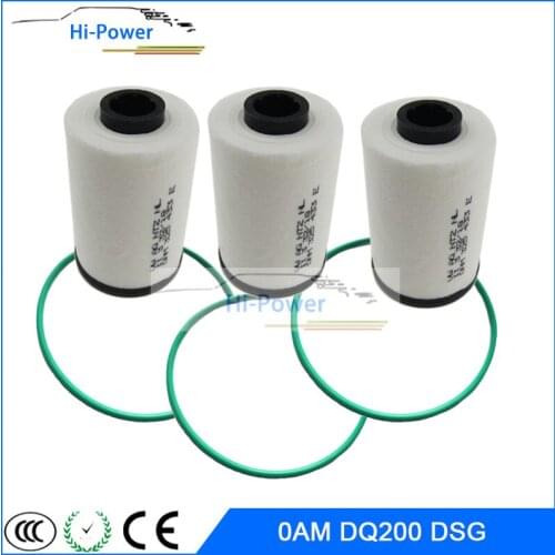 New 0AM DQ200 DSG 7 Speed OAM Oil Filter 0AM325433E 325433E Auto Transmission Filter and Gaskets for VW VOLKSWAGEN Audi