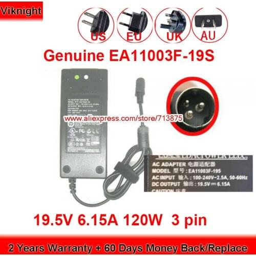 Genuine ACP71USZ EA11003F-19S 19.5V 6.15A Laptop Charger for TARGUS ACP71EU ACP71AU ACP71EUZA VIDEO DOCKING STATION ACP7703AUZ