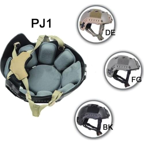 Tactical PJ helmet series simple version cycling helmet PJ1 net color BKDEFG