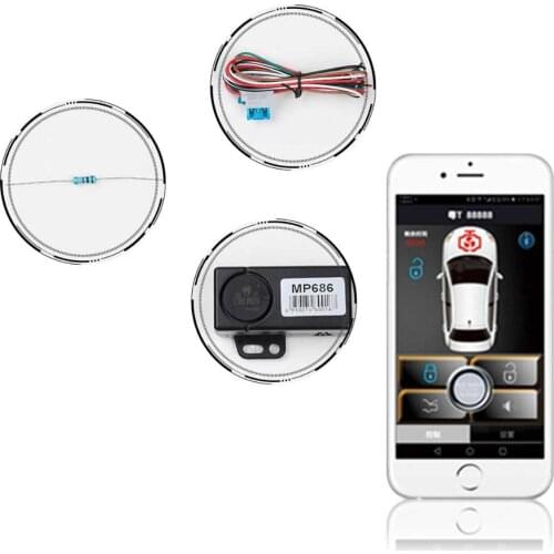 Keyless Entry Car Alarm System with phone app Reaching Out To Unlock, Comfortable Central Locking For Nissan Armada MP686