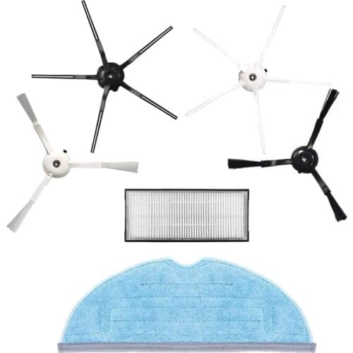 6 Pcs for Xiaomi Roborock S7 T7Plus Vacuum Cleaner Replacement Accessories Filter and Side Brush