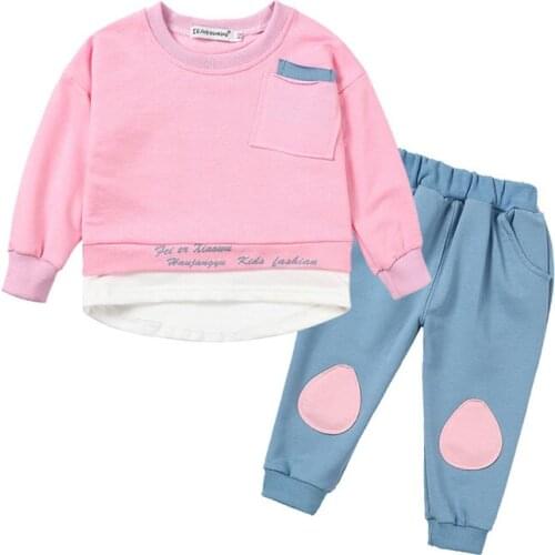 Kids wear spring autumn boy clothes two-piece fashion sports child casual T-shirt pants Child suit 2019hot sale quality clothing