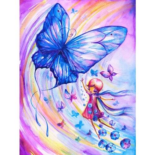 VinylBDS Children Butterfly Photography Background Washable And Wrinkle Free Photography Backdrops Girl Birthday Backgrounds