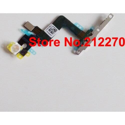 YUYOND Original New Switch On Off Power Button Flex Cable With Metal Bracket For iPhone 6S Plus 1pc