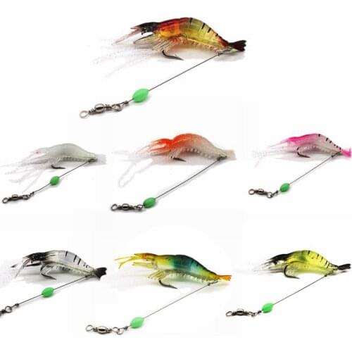 1 Soft Fishing Bait 6G 18cm Sinking Bait Vibrating Rattan Hook Wiggler Deep Submergence Marine Artificial Plastic Bait