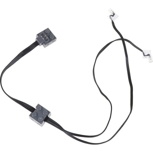 1PC 37CM Power Technic Function 8870 LED Light Link Line Cable For Train Vehicle Kit Toy Parts