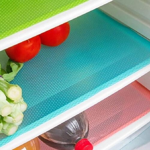1PC Drawer Mat Moistureproof Kitchen Table Cabinet Shelf Liner Mat Cupboards Pad Non Slip Waterproof Closet Placemat Fridge Mats