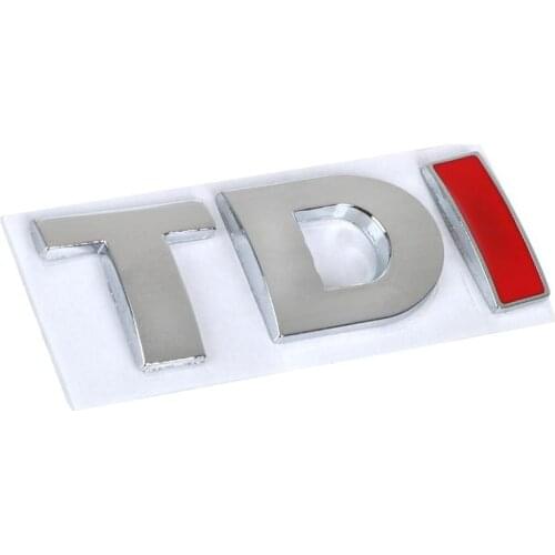 1pc/lot Free Shipping ABS TDI Stickers Stickers 3d Badge Emblem