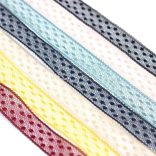 10yards/lot 15mm Little lace lace bow material DIY handmade headdress ribbon material clothing accessories jewelry accessories