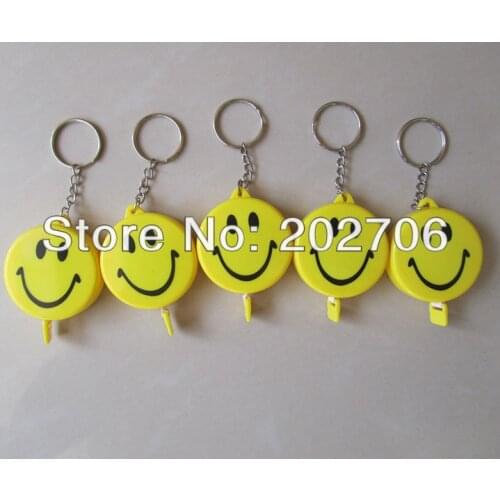 150cm/60inch cartoon measure tape with key ring promotion gift measuring tape body tape 50pcs/lot