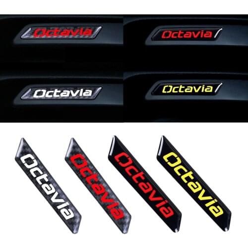 2pcs Car Handle Seat Lift Wrench Decorative Sticker Fit for Skoda Octavia Accessories Car Styling