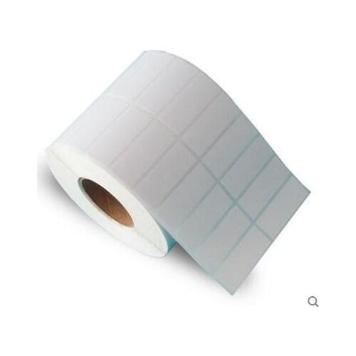 5000pcs size45mm X15 mm Coated paper adhesive blank sticker barcode print paper blank label sticker