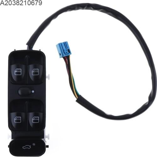 Car Window Lifting Switch Electric Window Switch Folding A2038210679 fit for Mercedes C-Class C 180 200 220 230 240 280 32 320