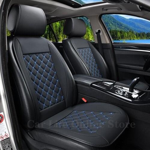 New Car Seat Cover Universal Leather Car Seat Cushion Protection Auto Chair Backrest Protector Pad Mat Interior Accessories