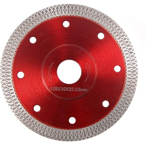 125mm Super Thin Red Diamond Cutting Disc For Cutting Tiles Porcelain Stoneware Granite Rotary Tool Diamond Discs