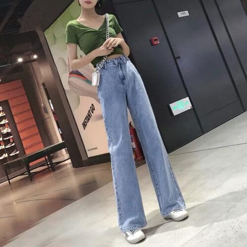 Fa9011 2019 new autumn winter women fashion casual Denim Pants womens jeans womens clothing