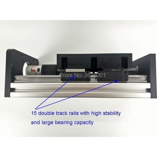 GX150 1605 Ballscrew 1300mm Effective Travel Rail Linear Guide Moving Table Slide Module Motion Without Motor CNC Machine