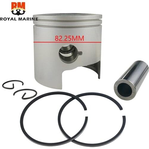 688-11635 Piston set +0.25mm for yamaha outboard 2T 48HP 50 HP 55HP 75HP 85HP 688-11635-03 688-11635-02 Outer diameter：82.25mm