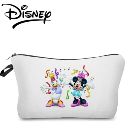 Disney Donald Duck Cosmetic Bags Cartoon Animal Makeup Bag Storage Bag Hot Sale Child Mini Pencil Case Gift Bag Custom Pattern