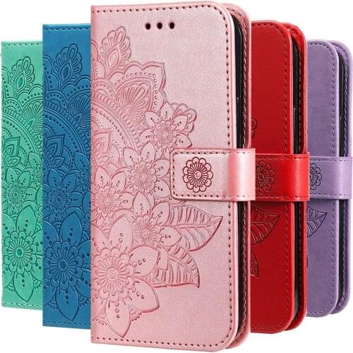 Flower Couple Leather Case For OPPO Realme 8 Pro V13 5G GT 5G Reno 3 4 4Z 5 Lite 5Z 6 Pro Find X2 Lite X3 Neo Flip Wallet Cover