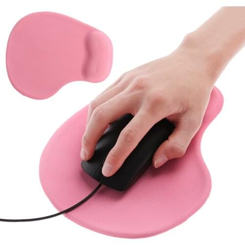 Soft Silicone Mouse Pad Ergonomic Comfortable Support Wrist Protect Mice Mat Non Slip Lightweight Mice Mat Suitable for office