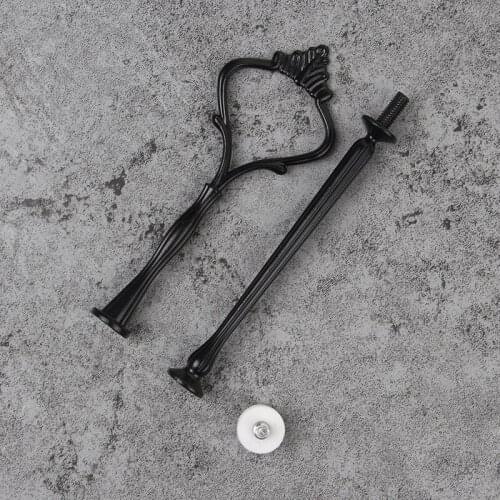 New arrive Zinc Alloy Cake Stand Cake Stand Fittings, 2-Tier big Crown Style Wholesale