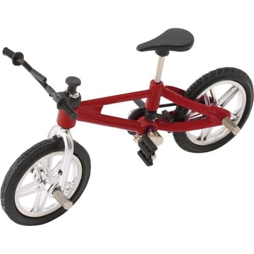 Finger Alloy Bicycle Model Mini MTB BMX Fixie Bike Boys Toy Creative Game Gift Q6PD