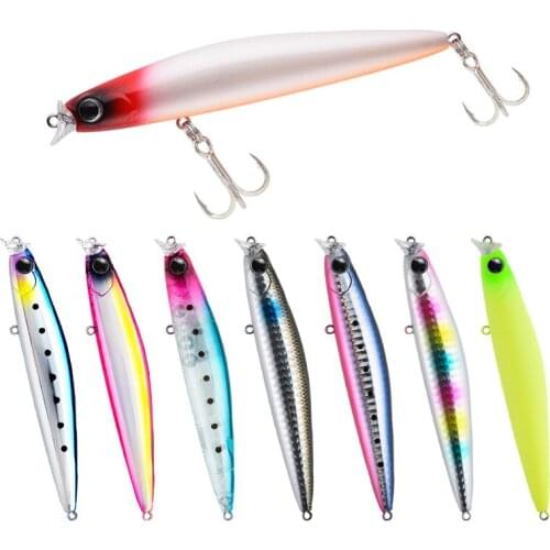 1PCS Floating Minnow Fishing Lure 110mm 17g High Quality Hooks Wobblers Crankbait Sea Bass Artificial Hard Bait Pesca Tackle