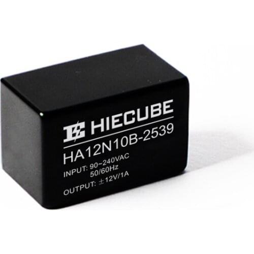 Positive and negative 12V 1A power module 220V turn dual 12V ACDC direct switching power supply isolation HA12N10B