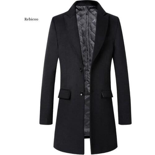 Мужские классические пальто Rebicoo China At AliExpress