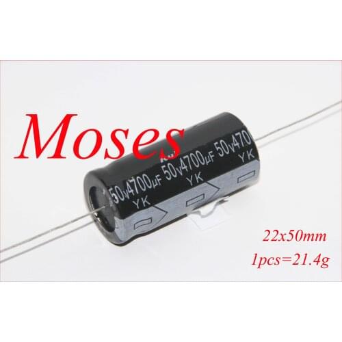 50v 4700uf Original New Axial Audio Electrolytic Capacitor Capacitance 22x50mm +/- 20