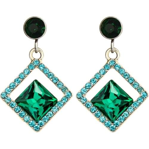 1pair Square shape Ear Stud For Piercing Drop Earrings Studs Tragus Cartilage piercing jewelry