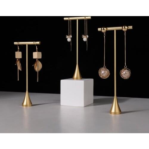 Earrings Rings Display Holder Metal Jewelry Display Stand Elegant Jewellery Display Series