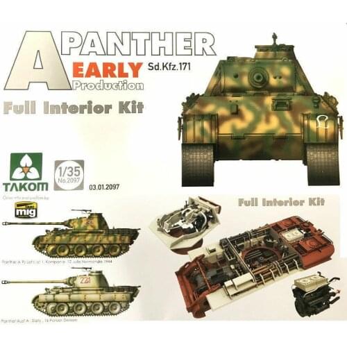 Takom 1/35 2097 Panther A Early Production with Interior