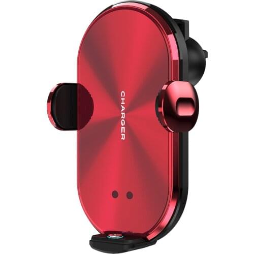 Car беспроводная зарадка Holder Universal for phones Magnetic Automatic Clamping Car Mount Qi Wireless Charges