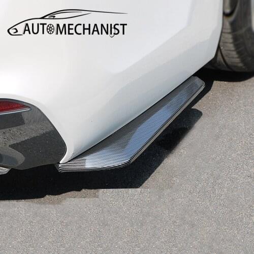 Universal Diffuser Splitter for Car Front Rear Bumper Spoiler Diffuser Carbon Fiber Winglets Side Skirt Extension For Audi Bmw