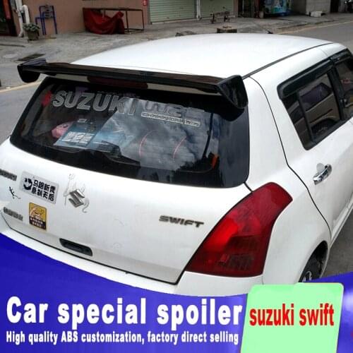 2005-2015 high quality ABS material For suzuki swift style spoiler for big High hardness spoilers by primer or DIY color paint