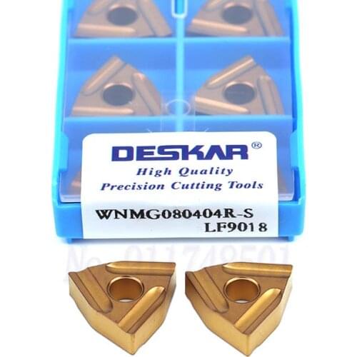 WNMG080404R-S WNMG080408R-S WNMG080404L-S WNMG080408L-S LF9018 CNC Lathe Turning Tools Carbide Blades Slotting Inserts For steel
